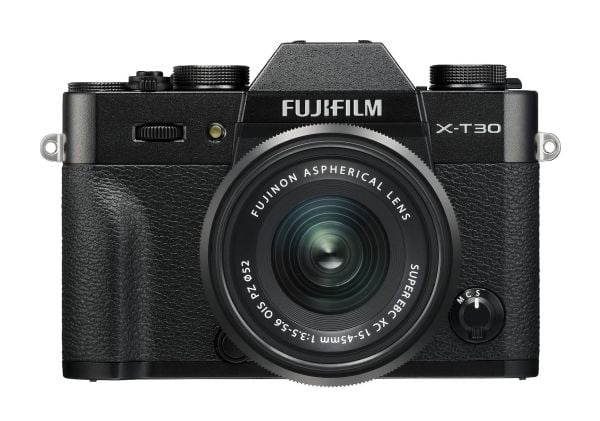 Fujifilm X -T30 II + 15-45mm, 26,1 MP, 9600 x 2160 pixlar, X-Trans CMOS 4, 4K Ultra HD, Pekskärm, Svart