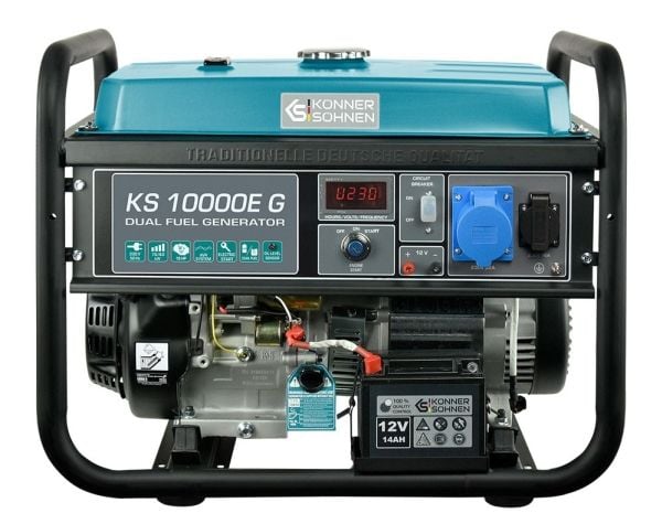 Könner & Söhnen hybrid (bensin/LPG) generator KS 10000E G