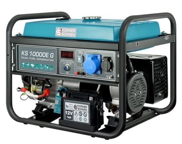 Könner & Söhnen hybrid (bensin/LPG) generator KS 10000E G