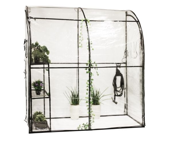 HORTUS Vægdrivhus plast 215 x 200 x 100 cm (211-206)
