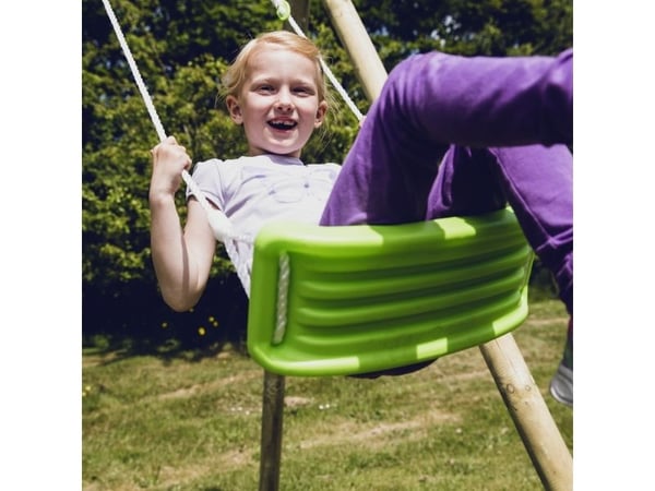 NORDIC PLAY Gyngesæde limegrøn med reb (805-492)