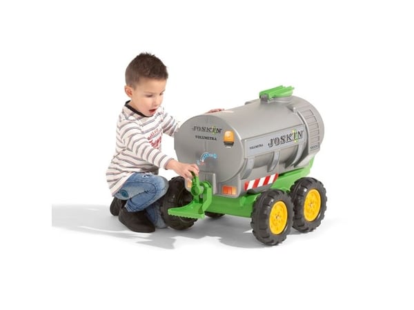 Falk 943JK, 3 år, 4 hjul, plast, stål, grå, svart