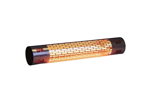 HORTUS Terrassevarmer vægmodel 1500 W, GT, sort (211-358)