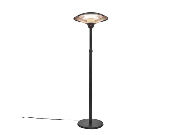 HORTUS Terrassevarmer gulvmodel med teleskop 900/1200/2100 W, HA, sort (211-371)