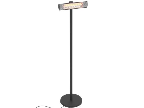HORTUS terassilämmitin lattiamalli 1500 W GT musta (211-376)