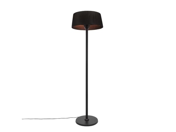 HORTUS Terrassevarmer gulvmodel med skærm 900/1200/2100 W, HA, Ø60 cm, sort (211-377)