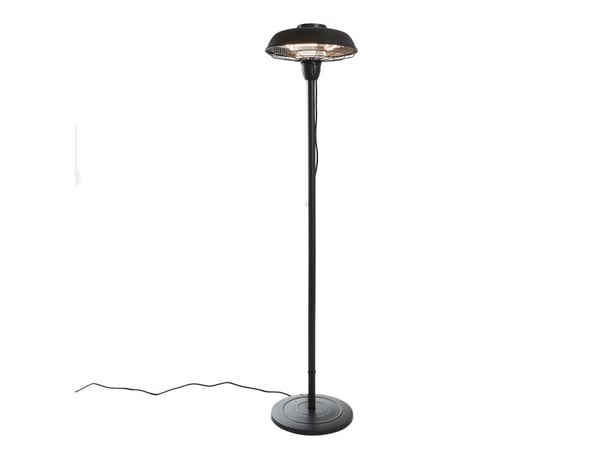 Terrassvärmare 900/2100W golvmodell med sladd och strömbrytare HA HORTUS, svart (211-412)