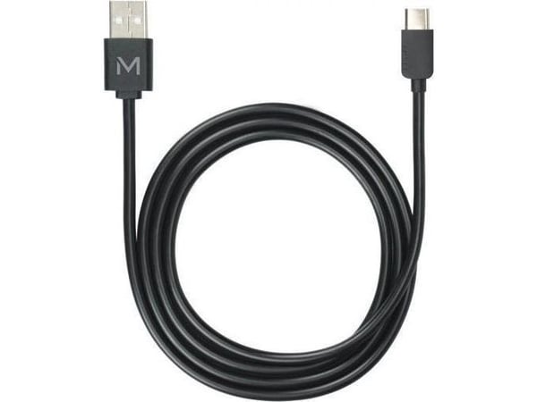 Mobilis - USB-kaapeli - 24-nastainen USB-C (han) til USB (han) - USB 2.0 - 1 m - lajittelu
