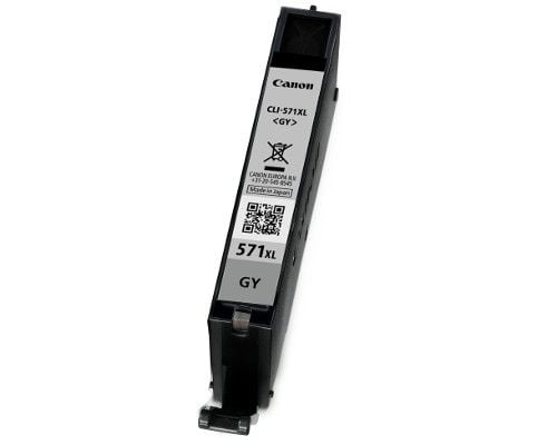 Canon CLI-571GY XL - 11 ml - Høy ytelse - grå - original - blekkbeholder - for PIXMA MG7750, MG7751, MG7752, MG7753, TS8050, TS8051, TS8052, TS8053...