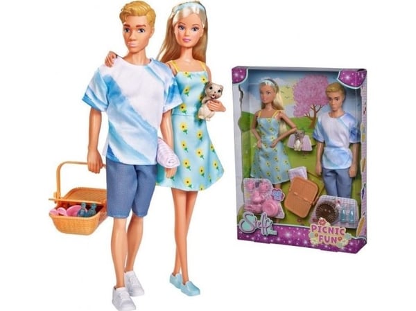 Simba docka 29 cm Steffi Kevin till picknick