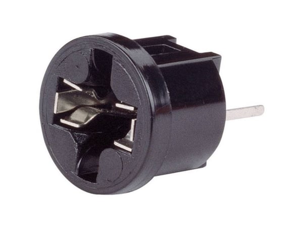 TRU COMPONENTS lampesokkel/lampefatning W2.1x9.5d, loddetilkobling (1 stk)
