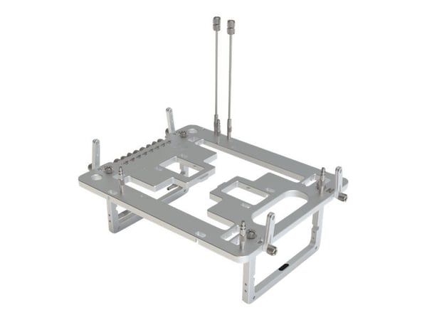 Streacom BC1 Mini V2 - Testbänk - Mini-DTX - ingen strömförsörjning (SFX12V/SFX-L12V) - silver, sandblästad anodiserad yta