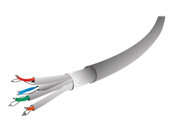 Cablexpert - Koblingskabel - RJ-45 (hann) til RJ-45 (hann) - SFTP - CAT 6a - halogenfri, formstøpt - grå