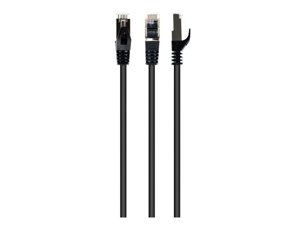 Cablexpert - Kablage - RJ-45 (hann) til RJ-45 (hann) - 3 m - S/FTP - CAT 6a - halogenfri, formet - svart