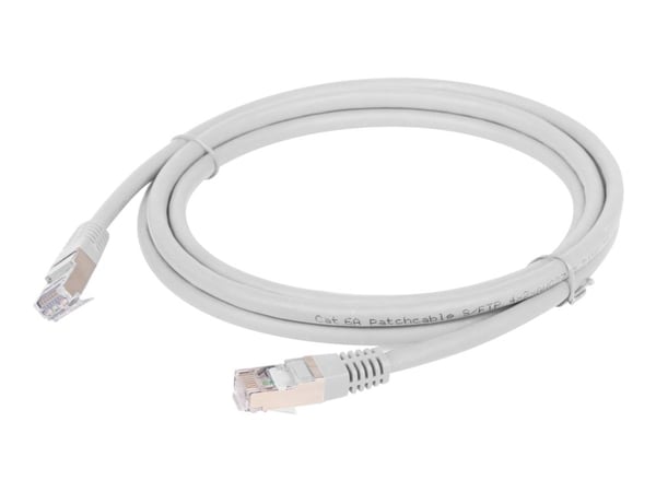Gembird - Patchkabel - RJ-45 (han) til RJ-45 (han) - 10 m - SFTP - CAT 6a - halogenfri, formet - grå