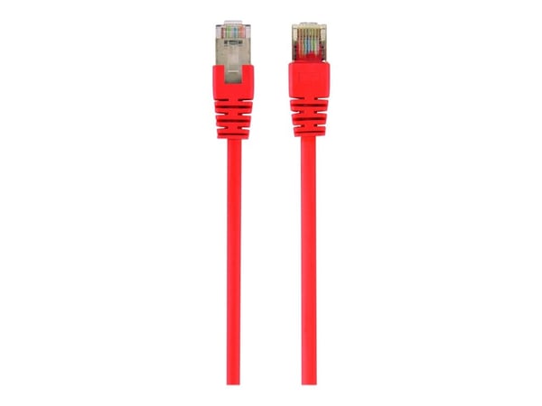 Gembird - Patchkabel - RJ-45 (han) til RJ-45 (han) - 2 m - SFTP - formet - rød