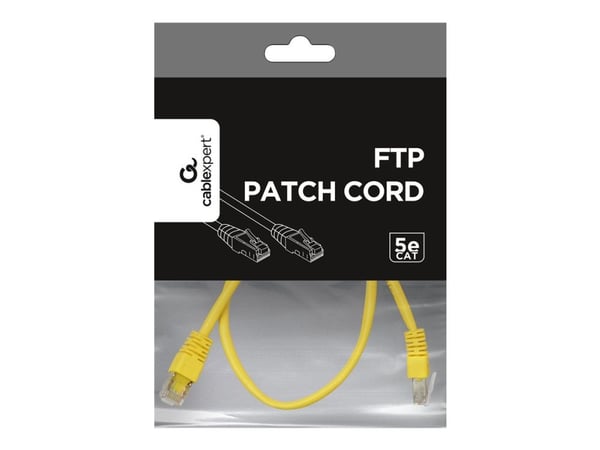 Gembird - Koblingskabel - RJ-45 (hann) til RJ-45 (hann) - SFTP - formstøpt - gul