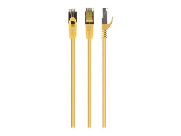 Cablexpert - Kablage - RJ-45 (hann) til RJ-45 (hann) - 2 m - S/FTP - CAT 6a - halogenfri, formet - gul