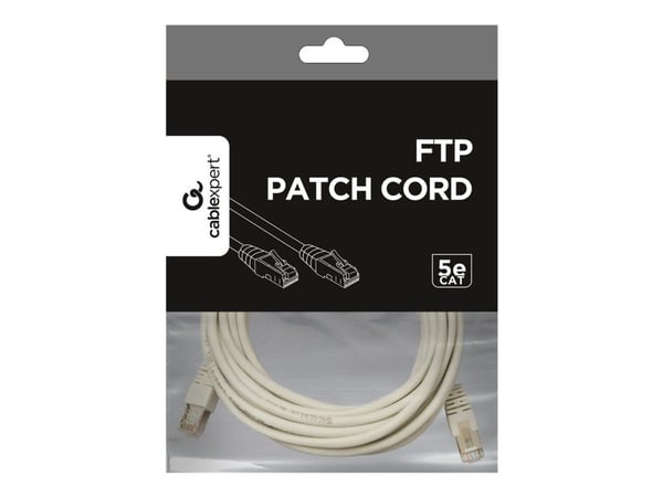 Gembird - Koblingskabel - RJ-45 (hann) til RJ-45 (hann) - SFTP - CAT 5e - formstøpt - beige