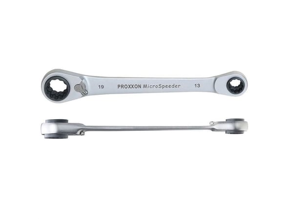 Proxxon 23 236, Krom-vanadium-stål, 10,13,17,19 mm, 2 stk, Krom