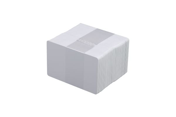 Evolis Classic Blank Cards - Polyvinylklorid (PVC) - 20 milli-incher - hvit - 100 kort kort (en pakke 5) - for Evolis Dualys Basic, Dualys Mag ISO,...