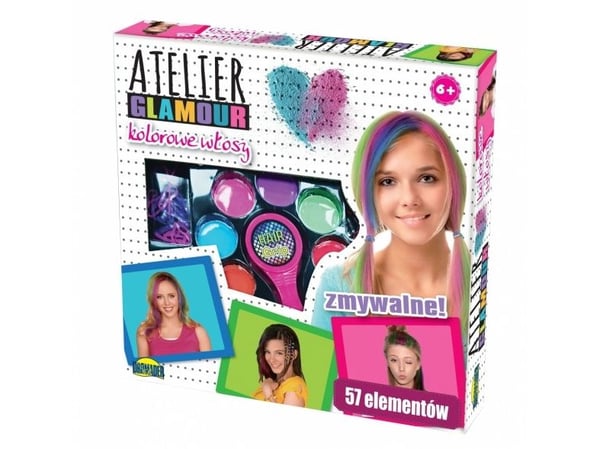 Dromader kosmetikksamling Atelier Glamour – farget hår