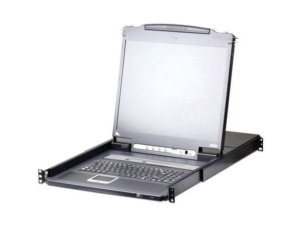 ATEN CL5716IM-ATA-XG, 1920 x 1200 pikseliä, Ethernet LAN, WUXGA, jalustakiinnitys, musta