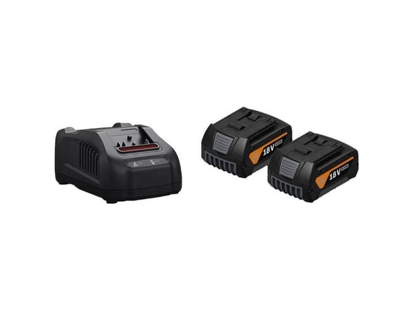 FEIN GBA 18 V 5.0 AH AS battery starter set, Batteri- og ladersett, Lithium-Ion (Li-Ion), 5 Ah, 18 V, Fein, Sort