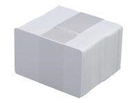 Evolis Classic Blank Cards - Polyvinylklorid (PVC) - 20 milli-incher - hvit - 100 kort kort (en pakke 5) - for Evolis Dualys Basic, Dualys Mag ISO,...