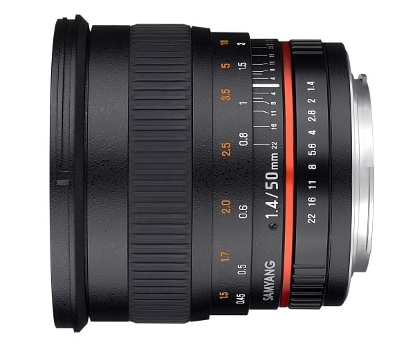 Samyang 50mm F1.4 AS UMC - SLR - 9/6 - 0,45 m - Nikon F - 5 cm - APS-C
