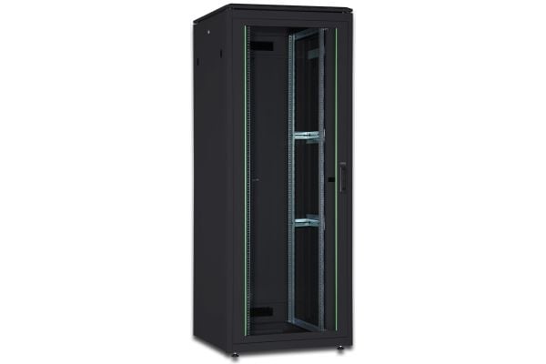 Digitus Unique DN-19 42U-8/10-B-1 - Rack skap - svart, RAL 9005 - 42U - 19"