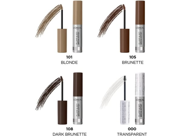 L'Oréal Paris Plump & Set Eyebrow Gel 101 Blonde