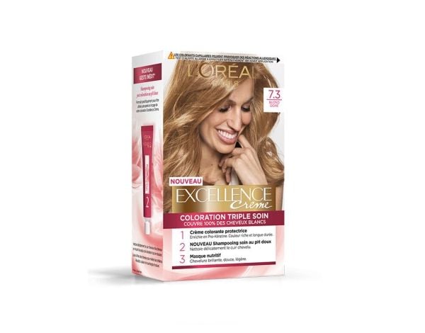 L'Oral Paris Excellence Creme Golden Blonde 73 Hair Color
