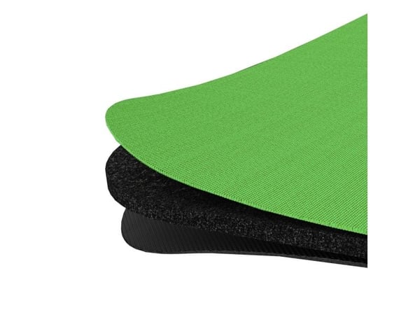 Hama Greenscreen 250 Desk-Mat, Grønn, Monokromatisk, Polyester, Gummi, Antiskliunderlag, Musematte til gaming