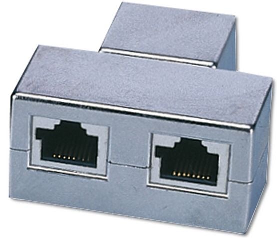 DIGITUS Professional - Nettverkkopler - RJ-45 (hunn) til RJ-45 (hann) - skjermet - CAT 5e - halogenfri