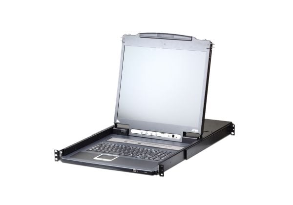 ATEN CL5716IM-ATA-XG, 1920 x 1200 pikseliä, Ethernet LAN, WUXGA, jalustakiinnitys, musta