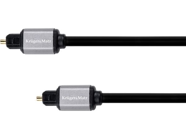 Kruger&Matz Toslink–Toslink-kabel 3 m sort (KM1224)