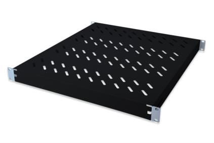 DIGITUS - Rack-hylle - svart, RAL 7035 - 1U - 19"