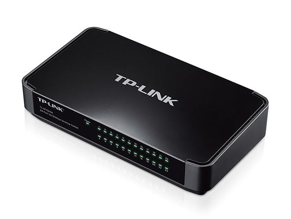 TP-Link TL-SF1024M - Switch - 24 x 10/100 - stasjonær