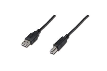 ASSMANN - USB-kaapeli - USB (han) til USB Type B (han) - USB 2.0 - 50 cm - lajiteltu