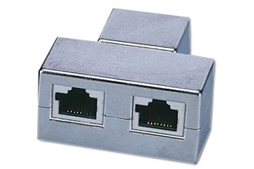 DIGITUS Professional - Nettverkkopler - RJ-45 (hunn) til RJ-45 (hann) - skjermet - CAT 5e - halogenfri