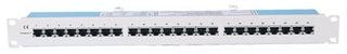 Intellinet 503754, 10/100/1000BASE-T(X), Gigabit Ethernet, Cat5e, F/UTP (FTP), Beige, Grå, Rackmontering