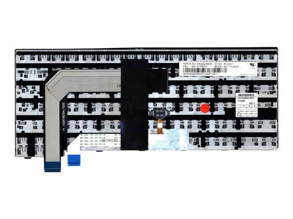 Lenovo - Erstatningstastatur for bærbar PC - med Trackpoint - QWERTY - Finsk - FRU