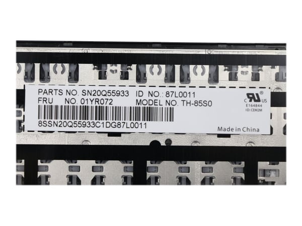 Lenovo - Erstatningstastatur for bærbar PC - med Trackpoint - QWERTY - Finsk - FRU
