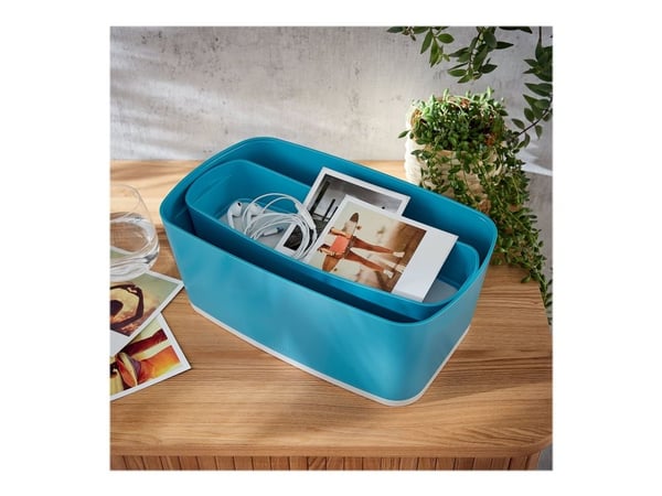 Leitz MyBox Cosy - Oppbevaringsskuff - long - rolig blått
