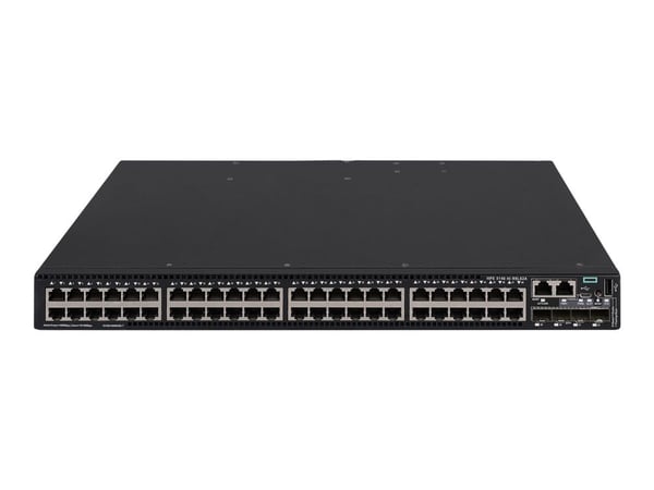 HPE FlexNetwork 5140 HI - Switch - 1 plats - L3 - Administrerad - 48 x 10/100/1000 + 4 x 10 Gigabit Ethernet / 1 Gigabit Ethernet SFP+ - luftflöde ...
