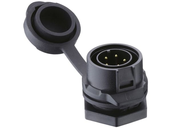 Lutronic 2430 04 T18CB100 Pyöreä liitin Pistoke, suora 1 kpl 1 kpl