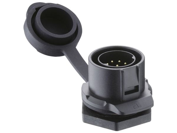 Lutronic 2630 03 T22CB100 rundstikkontakt rett - 1 stk