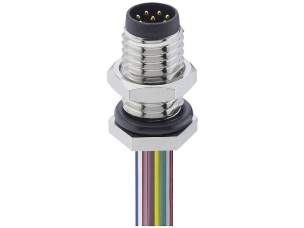 Lutronic 0831 08 T8CW 0,5m Anturi/toimilaitteen liitin uppoasennukseen M8 Liitin, uppoasennus Navat (RJ): 8 10 kpl