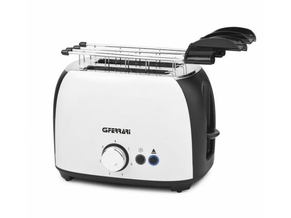 G3 Ferrari Grantoast, 2 skiver, Hvit, Plast, Knapper, Rotasjon, 800 W, 230 V